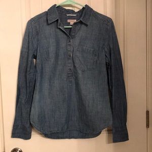 Merona  Long-Sleeve Jean Shirt